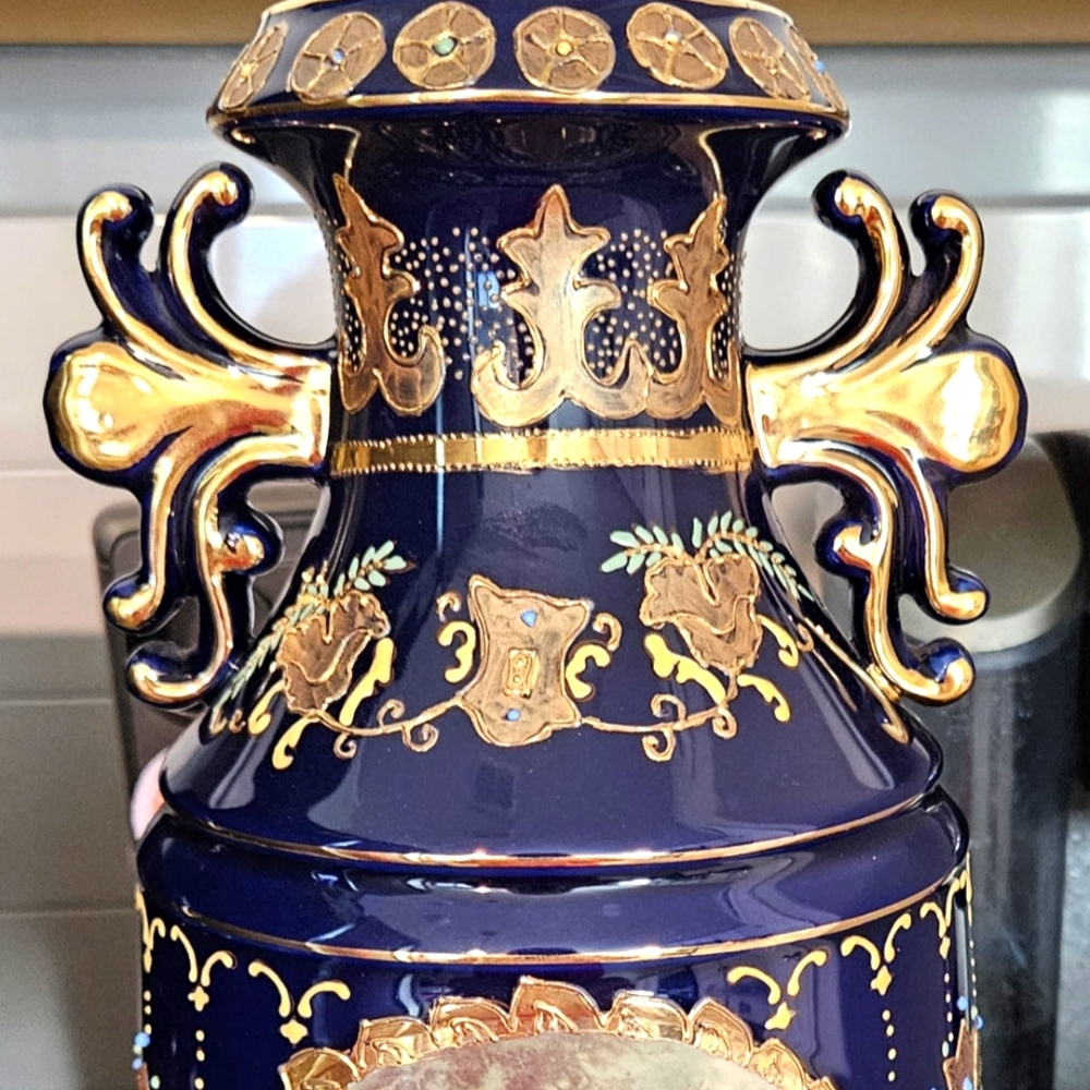 Limoges tall vase